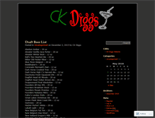 Tablet Screenshot of ckdiggs.wordpress.com