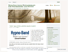 Tablet Screenshot of hypnotherapyoxfordshire.wordpress.com