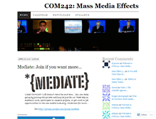 Tablet Screenshot of com242.wordpress.com