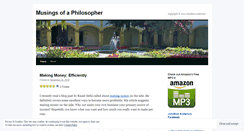 Desktop Screenshot of musingsofaphilosopher.wordpress.com