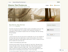 Tablet Screenshot of hikingthepathways.wordpress.com