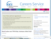 Tablet Screenshot of gcucareers.wordpress.com