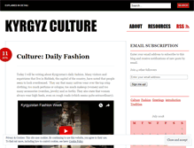 Tablet Screenshot of kyrgyzculture.wordpress.com