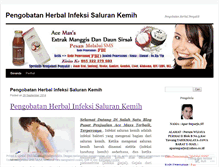 Tablet Screenshot of pengobatanherbalinfeksisalurankemihy.wordpress.com