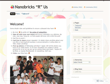 Tablet Screenshot of nanobricks.wordpress.com