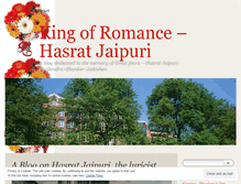 Tablet Screenshot of hasratjaipuri.wordpress.com