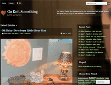 Tablet Screenshot of goknitsomething.wordpress.com
