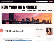 Tablet Screenshot of newyorkonanickel.wordpress.com