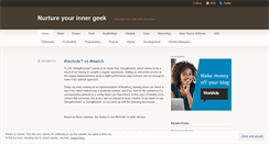 Desktop Screenshot of increaseyourgeek.wordpress.com