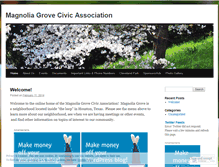 Tablet Screenshot of magnoliagrove.wordpress.com