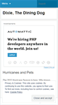 Mobile Screenshot of dixiethediningdog.wordpress.com