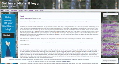 Desktop Screenshot of gyllenemix.wordpress.com