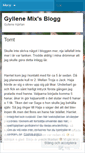 Mobile Screenshot of gyllenemix.wordpress.com