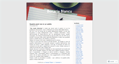 Desktop Screenshot of bonariabiancu.wordpress.com