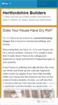 Mobile Screenshot of hertsbuilders.wordpress.com
