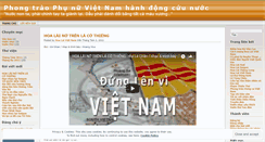 Desktop Screenshot of phunuhanhdong.wordpress.com