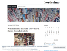 Tablet Screenshot of kortissimo.wordpress.com