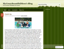 Tablet Screenshot of mycrazybeautifulmess.wordpress.com