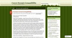 Desktop Screenshot of cancerscorpiocompatibility.wordpress.com