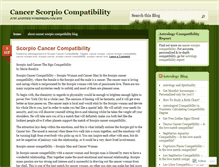 Tablet Screenshot of cancerscorpiocompatibility.wordpress.com