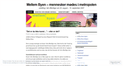 Desktop Screenshot of mellembyen.wordpress.com