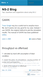 Mobile Screenshot of ns2mu.wordpress.com