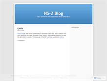 Tablet Screenshot of ns2mu.wordpress.com