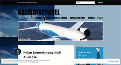 Desktop Screenshot of kalibatatravel.wordpress.com