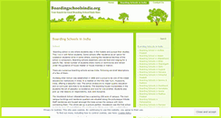 Desktop Screenshot of boardingschoolindia.wordpress.com