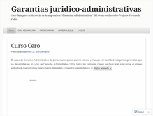 Tablet Screenshot of administrativo2008.wordpress.com