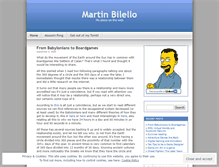 Tablet Screenshot of martinbilello.wordpress.com