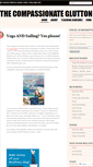 Mobile Screenshot of compassionateglutton.wordpress.com