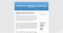 Desktop Screenshot of antiblavers.wordpress.com