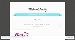 Desktop Screenshot of nishaonbeauty.wordpress.com