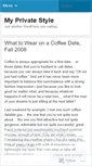 Mobile Screenshot of myprivatestyle.wordpress.com