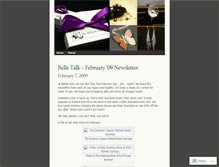 Tablet Screenshot of 2belles.wordpress.com