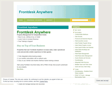 Tablet Screenshot of frontdeskanywhereblog.wordpress.com