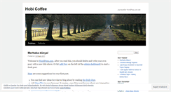 Desktop Screenshot of hobicoffee.wordpress.com