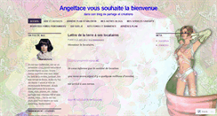 Desktop Screenshot of angelface16.wordpress.com