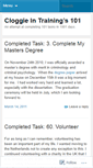 Mobile Screenshot of cloggieintrainings101.wordpress.com
