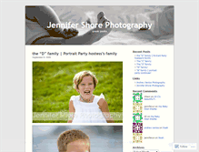 Tablet Screenshot of jennifershorephotography.wordpress.com