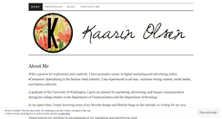 Desktop Screenshot of kaarinolsen.wordpress.com