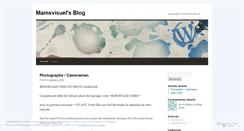 Desktop Screenshot of mamsvisuel.wordpress.com