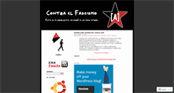 Desktop Screenshot of contraelfascismo.wordpress.com