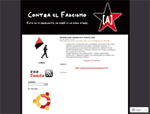 Tablet Screenshot of contraelfascismo.wordpress.com