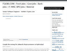 Tablet Screenshot of f5jobs.wordpress.com