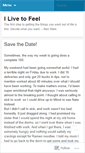 Mobile Screenshot of ilivetofeel.wordpress.com