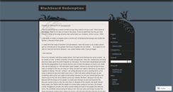 Desktop Screenshot of blackboardredemption.wordpress.com