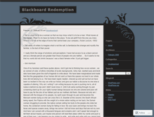 Tablet Screenshot of blackboardredemption.wordpress.com