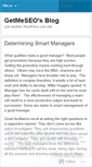 Mobile Screenshot of getmeseo.wordpress.com